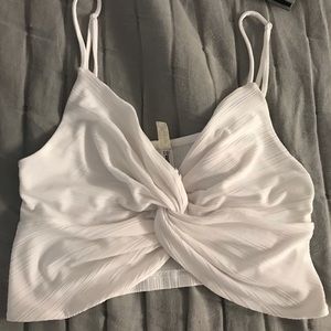 Free People twist crop top